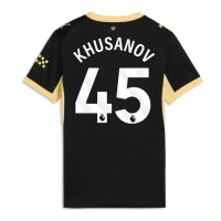 Dámy Fotbalový dres Manchester City Abdukodir Khusanov #45 2026-27 Venkovní Krátký Rukáv